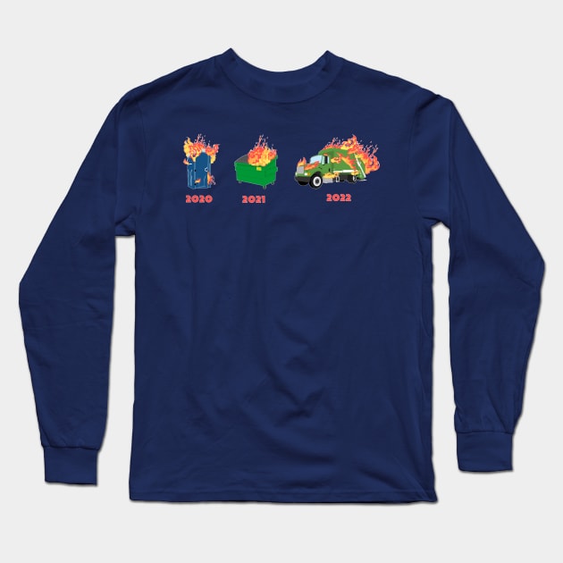 The World is STILL Hot Garbage Long Sleeve T-Shirt by doctorheadly